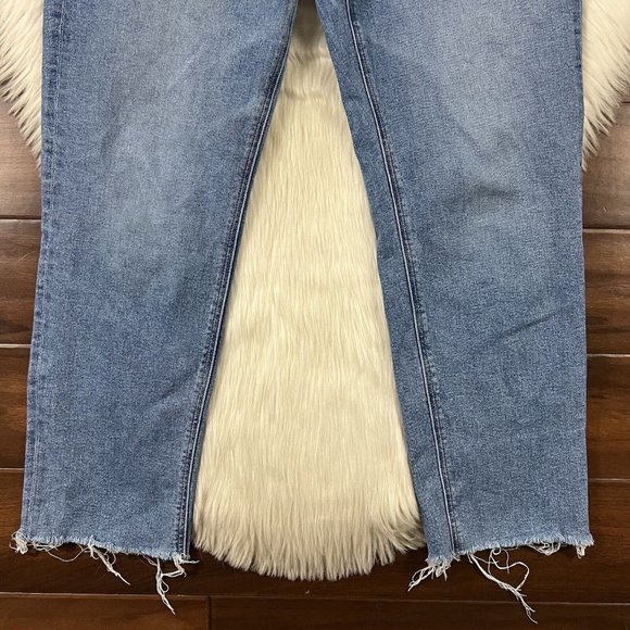 American Eagle Women's Size 10 R Medium Wash Mom Denim Jeans - Picture 2 of 8